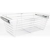 Hardware Resources Chrome Closet Pullout Basket with Slides 14"Dx23"Wx11"H POB1-142311CH